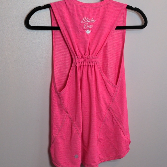 Neon lululemon top - Picture 2 of 2